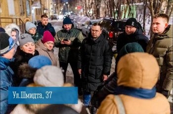 Глава Мурманска Иван Лебедев встречается с жителями