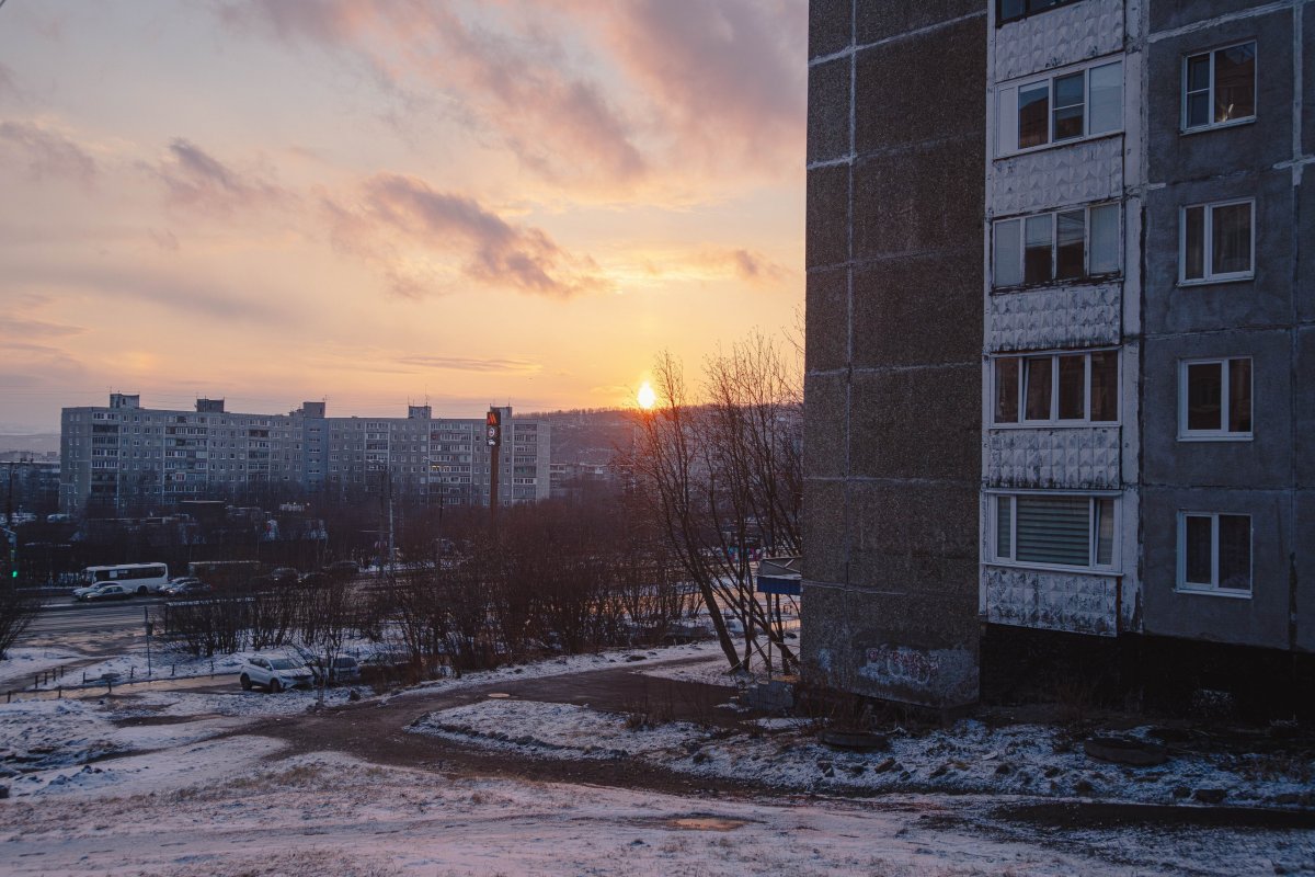 Весна в Мурманске