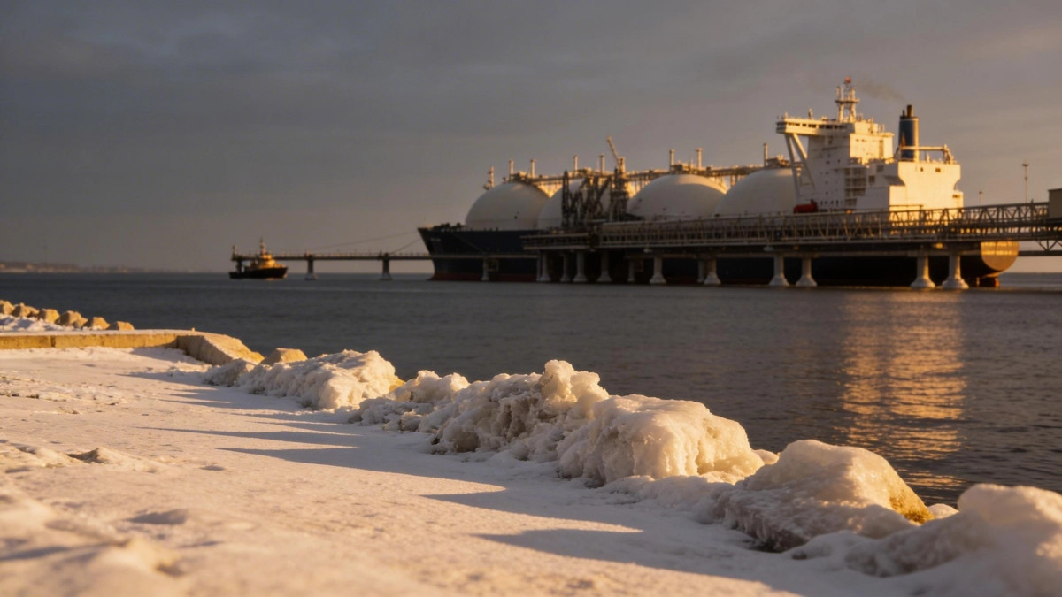 Морское судно на водоёме