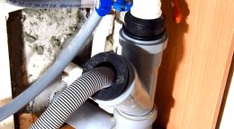 подключение слива стиральной машинки