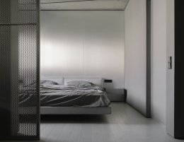 Спальня серая