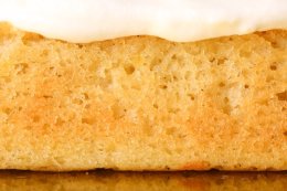 срез пористого бисквита