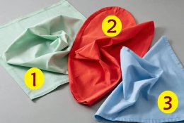 три салфетки