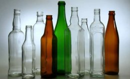 разные стеклянные бутылки