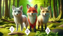 три сказочные лисы