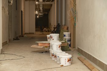 Капитальный ремонт в учреждении.