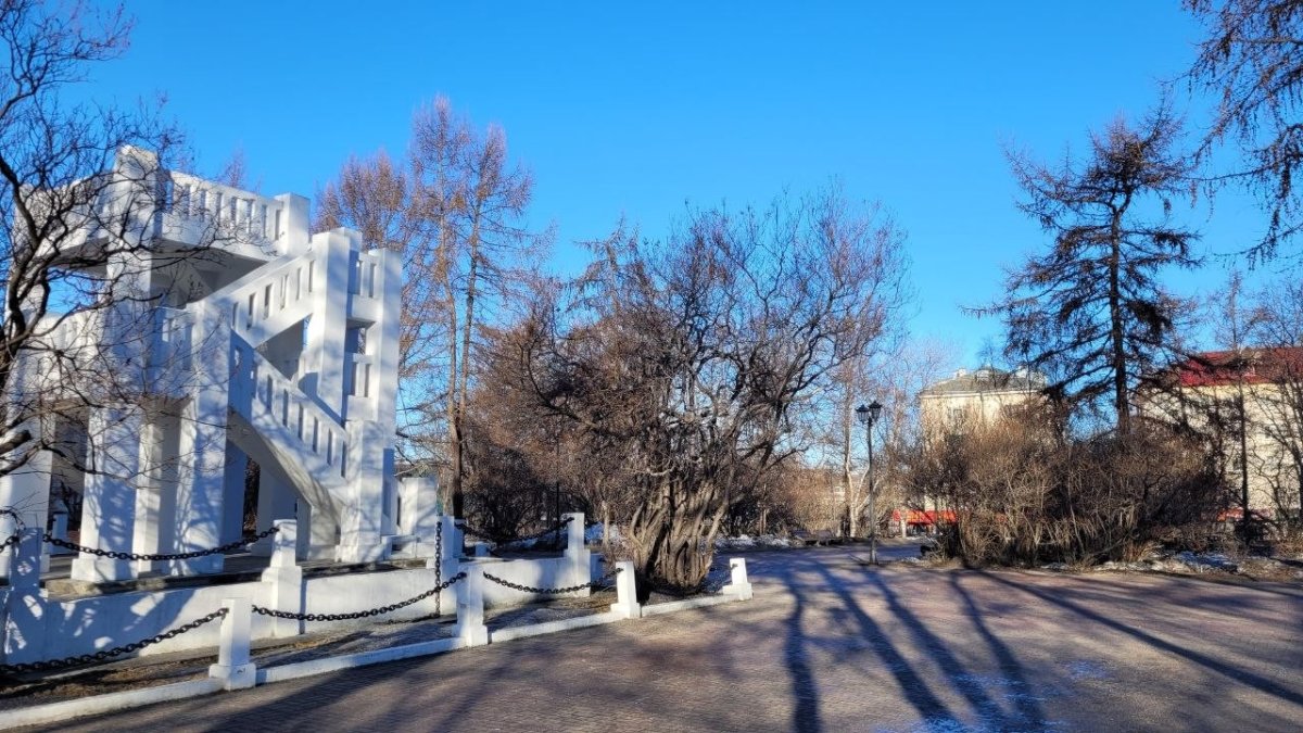 Весна в Мурманске.