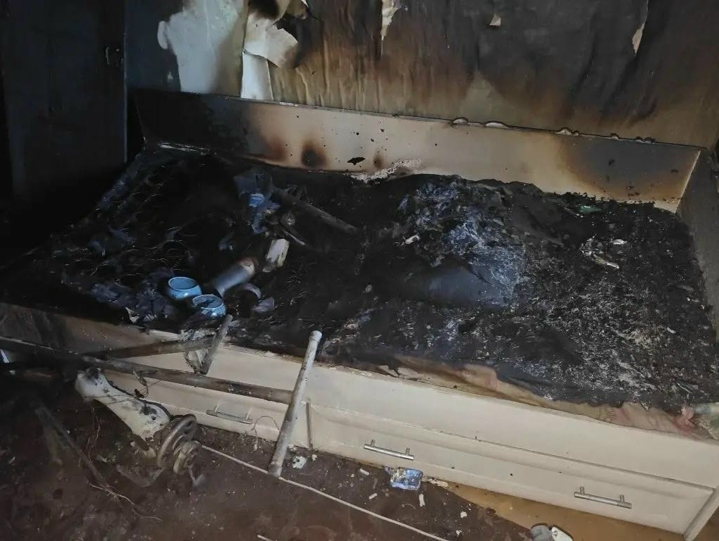 Сгоревшая квартира