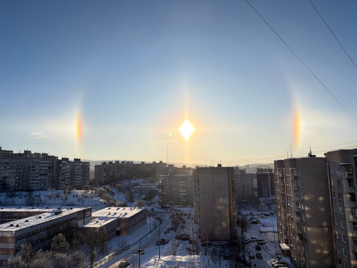 Гало в Мурманске