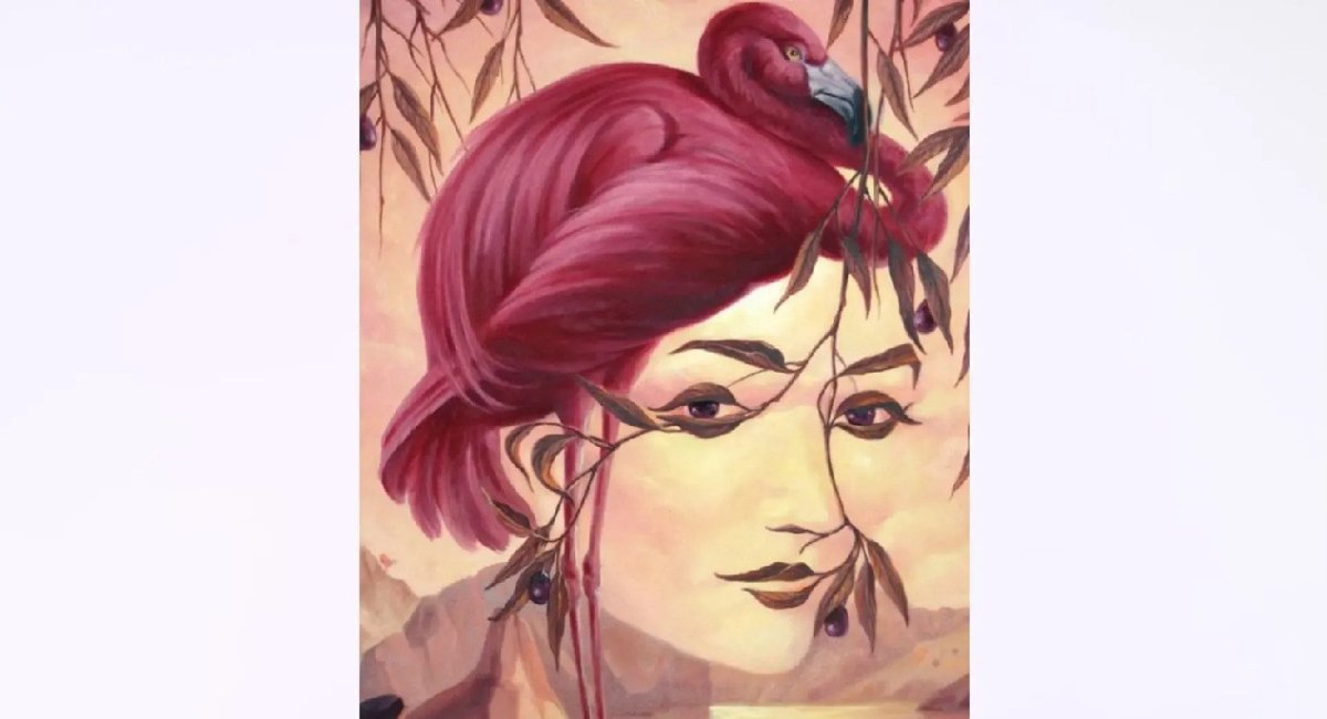 иллюзия с женским лицом