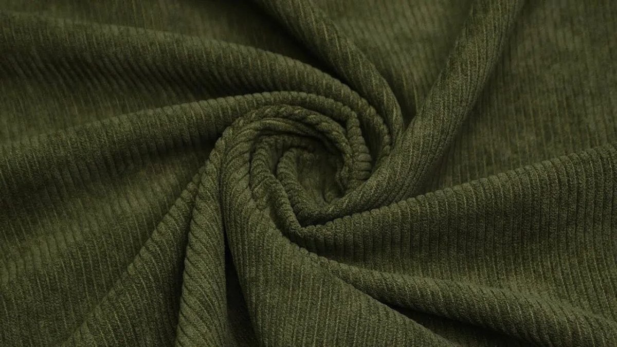 образец темно-зеленого вельвета