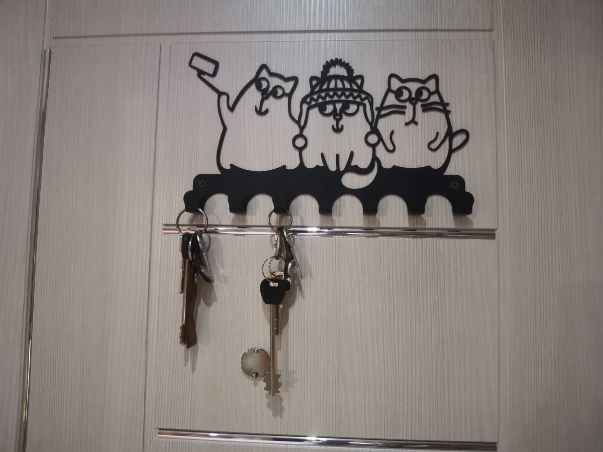 Входная дверь с ключами.