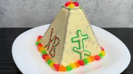 творожная пасху с цукатами