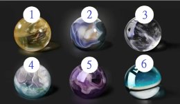 шесть разных минералов