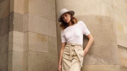 модная женщина