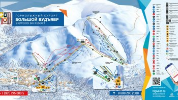Схема горнолыжных трасс