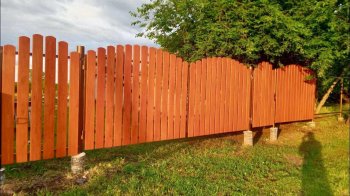 забор из лиственницы