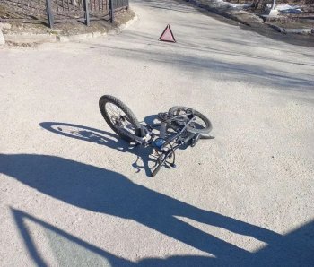 Место ДТП с участием ребёнка.