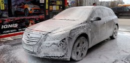 автомобиль в пене